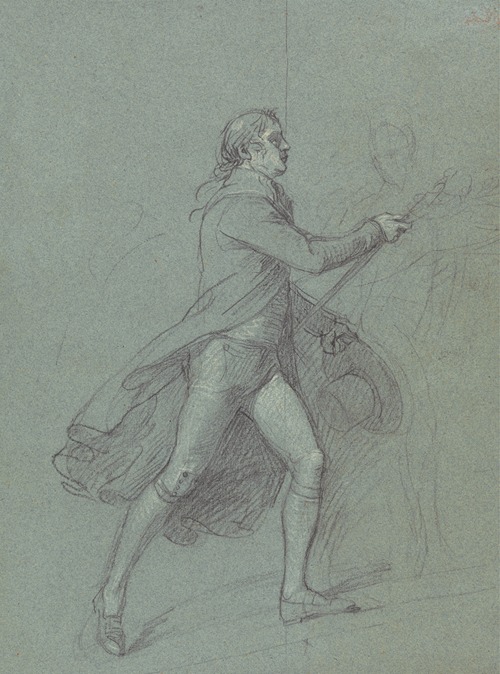 Figure Study for the Painting of Victory of Lord Duncan: Study for the Figure of Admiral de Winter