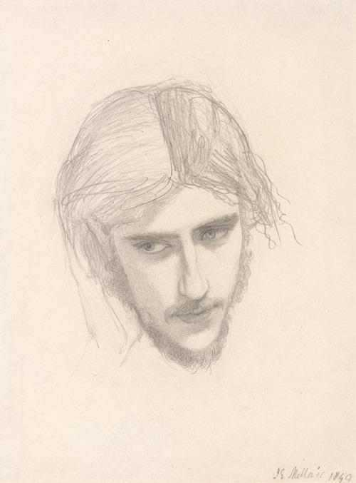 Study for the Head of Ferdinand in ‘Ferdinand Lured by Ariel’
