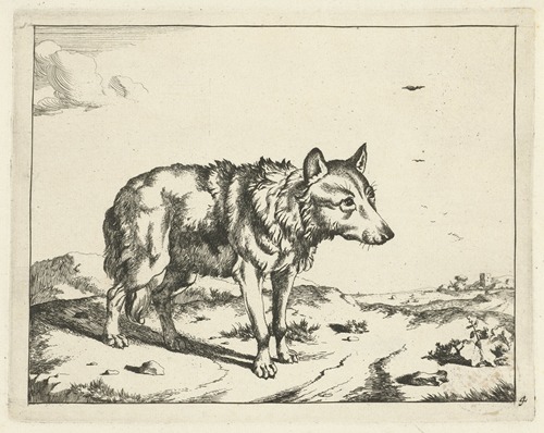 Staande wolf