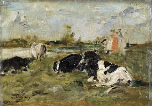Cows in a Meadow