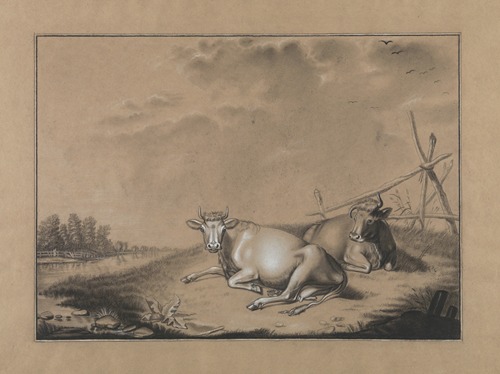 Cows in a landscape