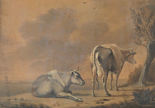 Landscape with cows