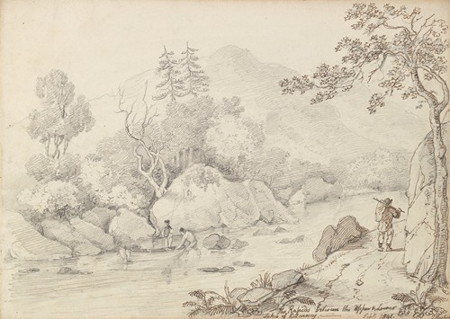 The Rapids between the Upper and Lower Lakes of Killarney, September 1841
