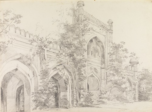Original Drawings for Choix de Vues de L’Inde and Others Pl.53