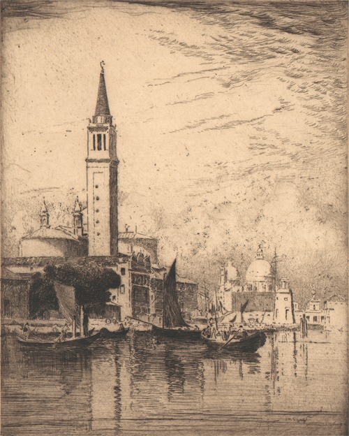 San Giorgio Maggiore and the Salute, Venice