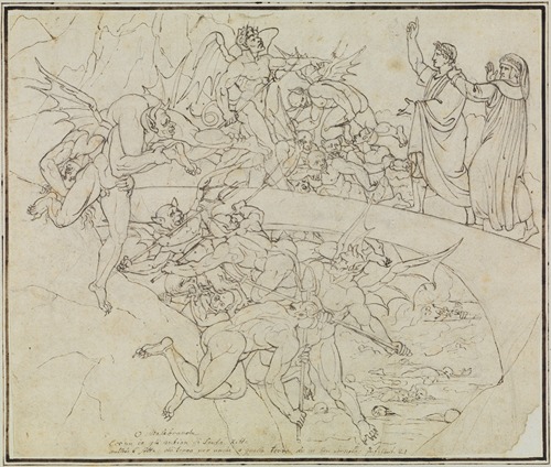 Am Pechsee der Krämer, der Ratsherr von Lucca (Dante Inferno, Canto 21, V 34) 2