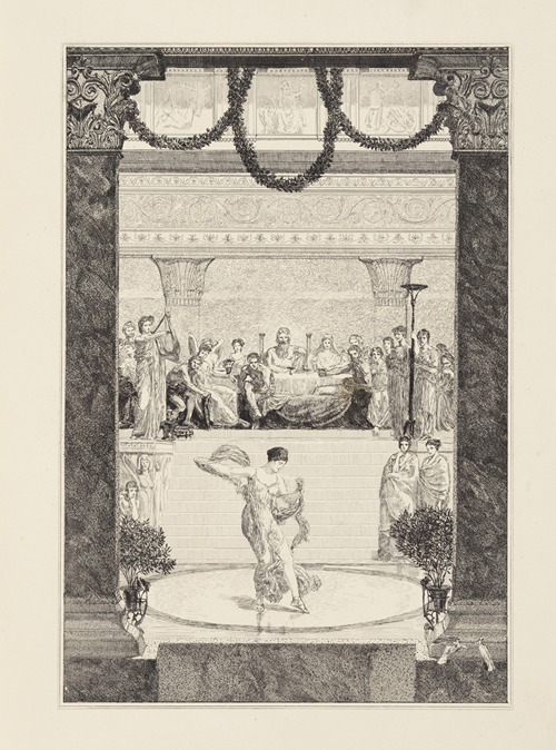 Hochzeitsfest Amors und Psyche[s] (Amor und Psyche, Opus V, Blatt 44)