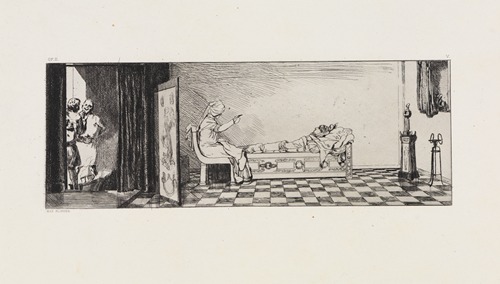 Pyramus und Thisbe IV (Rettungen Ovidischer Opfer, Opus II, Blatt 5)