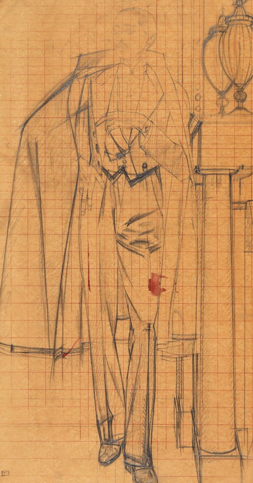 Étude pour le portrait de S. A. le Maharadjah d’Indore en habit du soir