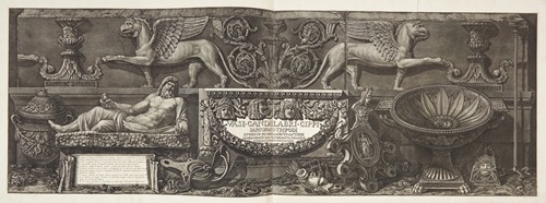 Vasi, candelabri, cippi, sarcophagi , titelblad til serien første bind