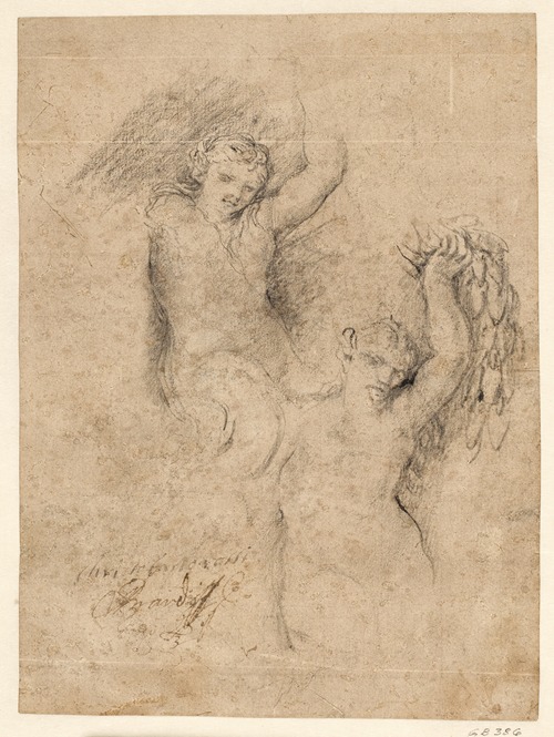En nereide og en satyr