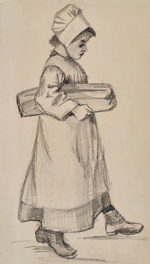 Jong meisje met een brood (Young Girl with a Loaf of Bread)