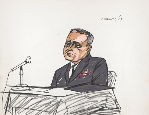 Captain Clark of the Pueblo’s sister ship testifying during the first week of the hearings