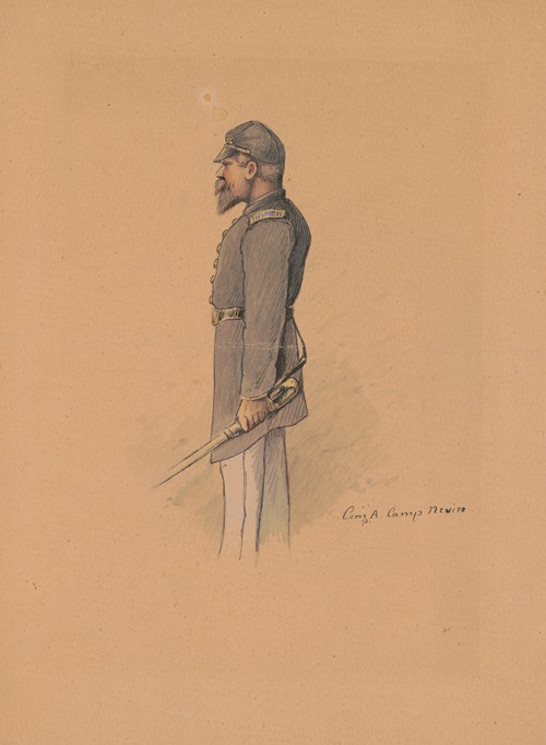 Captain Francis Erdelmeyer, Company A, 24th Illinois, Camp Nevin, Kentucky