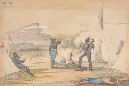 General August Willich’s quarters near Lookout Mountain, Tennessee