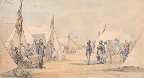 General William S. Rosecrans in camp near Murfreesboro, Tennessee, January 1863