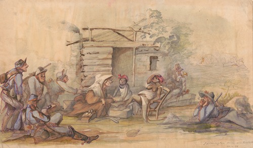 The U.S. Calvary taking a lesson in surgery – Farmington, Mississippi, April 22, 1862