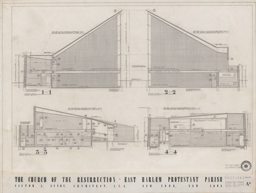 Church of the Resurrection, East Harlem, New York, Sections