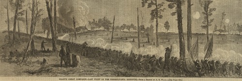 Last fight of the Pennsylvania Reserves before the expiration of their term of service