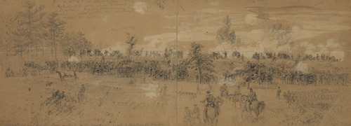Monday’s fight. The battle of Charles City road. Fought by Heintzelman and Franklin