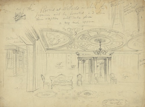 One of the Rooms at Willards in which the Japanese will be located–and where their reception will take place