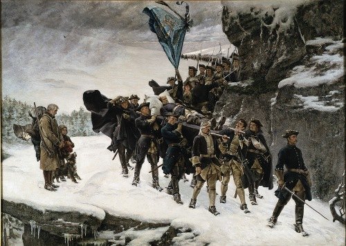 Bringing Home the Body of King Karl XII of Sweden (1884)