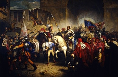 Entry of Charles VIII into Florence (1829)