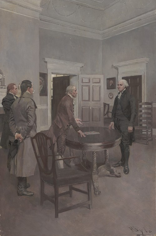 Thompson, The Clerk Of Congress, Announcing To Washington, At Mount Vernon, His Election To The Presidency