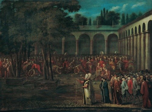 The Ambassadorial Delegation Passing Through The Second Courtyard Of The Topkapı Palace