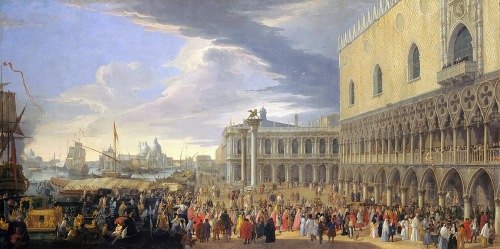 The Arrival Of The Earl Of Manchester In Venice (1707-1710)