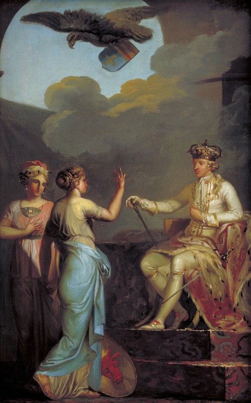 Christian VII Uniting The Ducal With The Royal Part Of Holstein In 1773