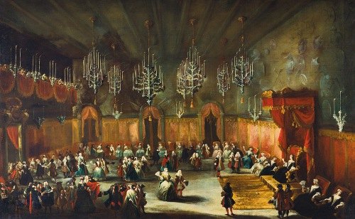 A ball in honour of Anna Maria Luisa de’ Medici, Electress Palatine and daughter of the Grand Duke Cosimo III of Tuscany