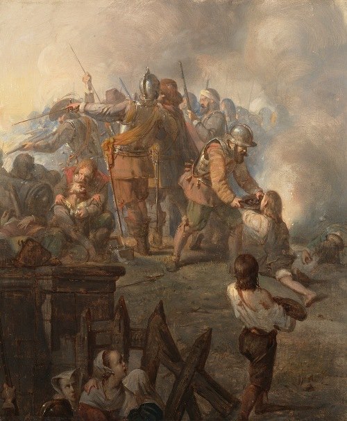 The heroic defense of Aardenburg, Anno 1672