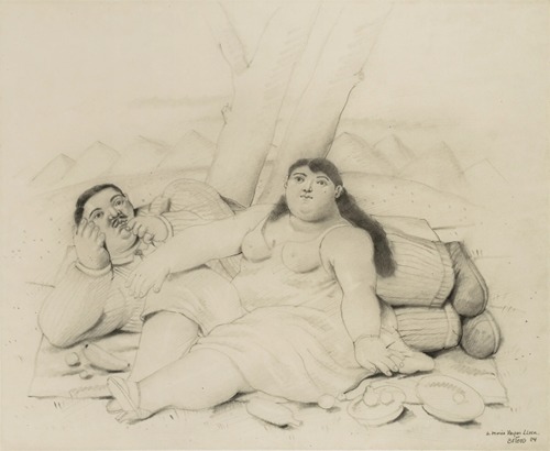 Reclining Couple