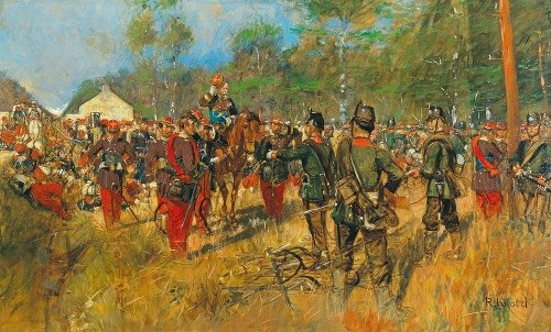 Capitulation of Emperor Napoleon III on 1 September 1870 Following the Battle of Sedan