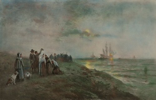 Embarkation of the Pilgrims from Southampton