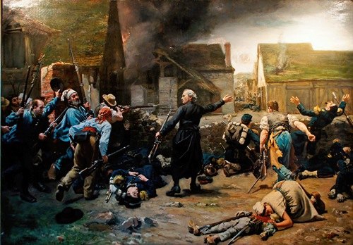 Les combats dans Bazeilles (1879)