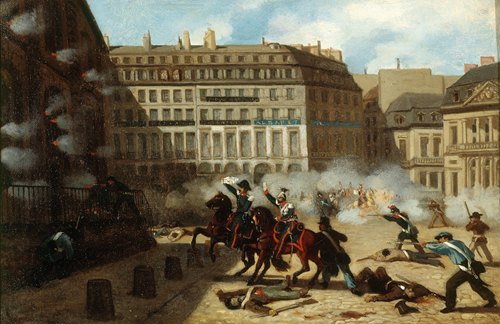 Prise du château d’eau, place du Palais-Royal, le 24 février 1848.