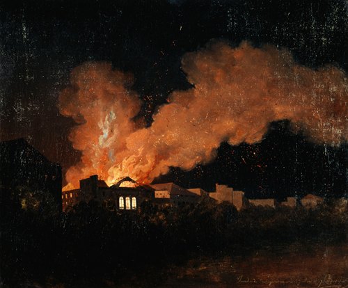 L’incendie du théâtre de l’Ambigu-Comique le 13 juillet 1827