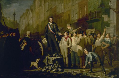 Alphonse Baudin (1811-1851) sur la barricade du faubourg Saint-Antoine, le 3 décembre 1851