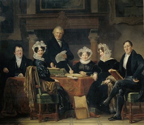 Regents and Regentesses of the Lepers’ Asylum, Amsterdam, 1834-35