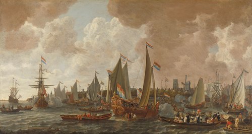 Arrival of Charles II, King of England, in Rotterdam, 24 May 1660