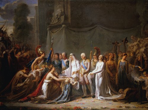 Allégorie de l’entrée de Louis XVIII à Paris, le 3 mai 1814