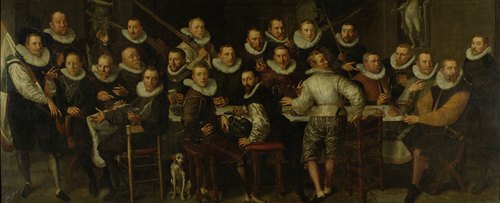 The Company of Captain Gillis Jansz Valckenier and Lieutenant Pieter Jacobsz Bas, Amsterdam, 1599 (1599)