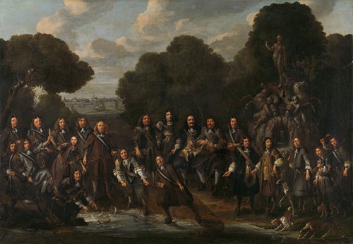 Allegory on the flourishing of the Dutch Fishery after the Second Anglo-Dutch War (1665-67)