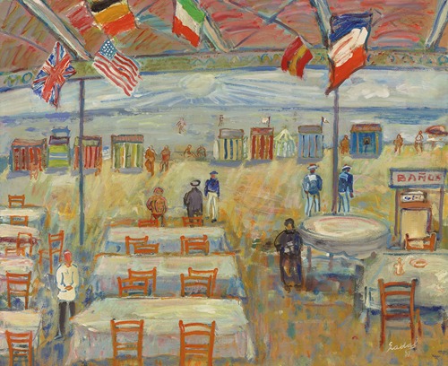 Terraza en la playa
