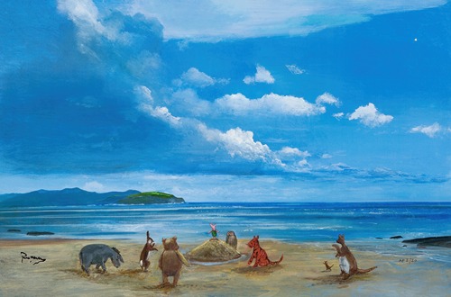 Pooh and Friends at the Seaside