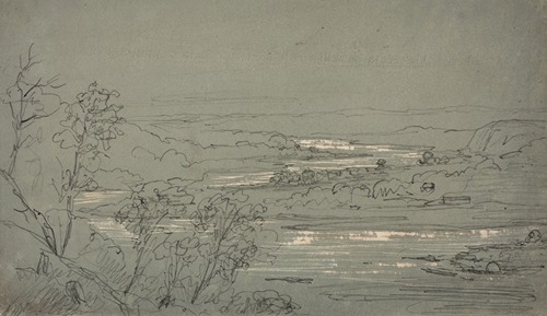 Ohio River at its juncture with the Aleghainy and Mononghelu at Pittsburg Penssylvania