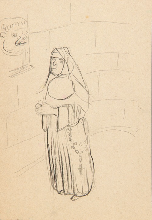 Sketch of a Nun