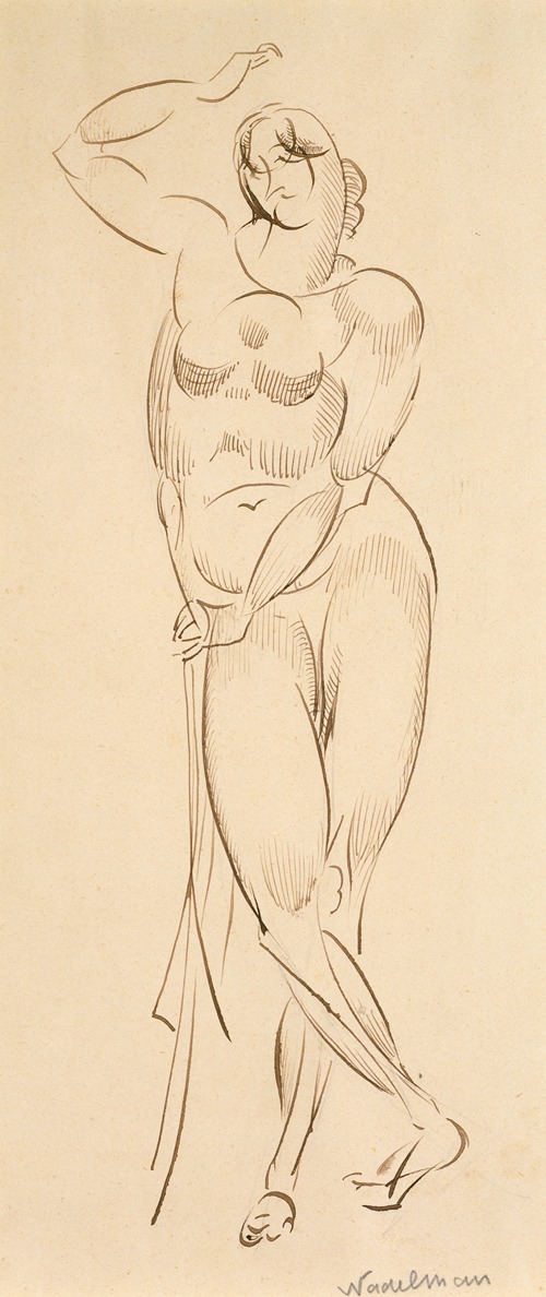Standing Female Nude